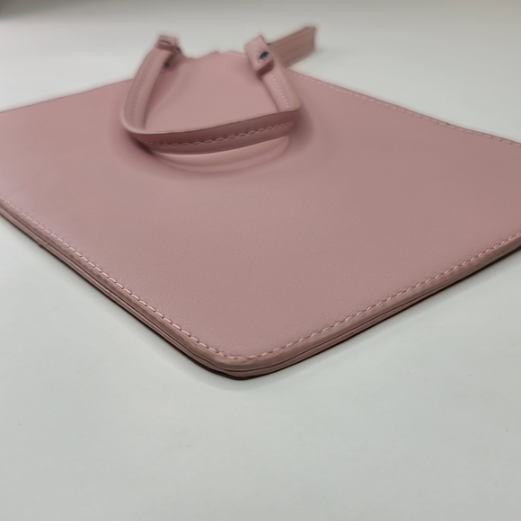 Blush Pink Clutch Bag Wristlet - Picture 6 of 11